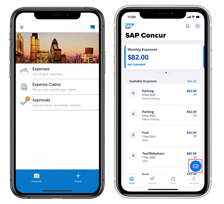 Concur app